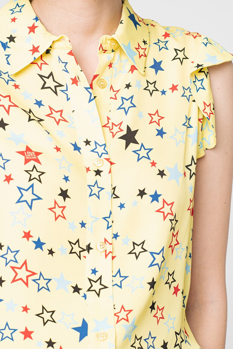 Love Moschino Риза с принт - Pepit.bg