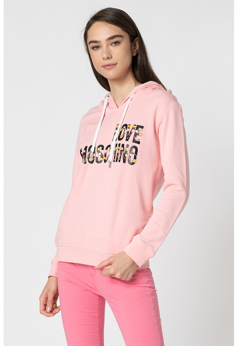 Love Moschino Суитшърт с лого - Pepit.bg