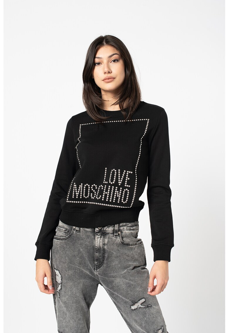 Love Moschino Суитшърт с лого - Pepit.bg