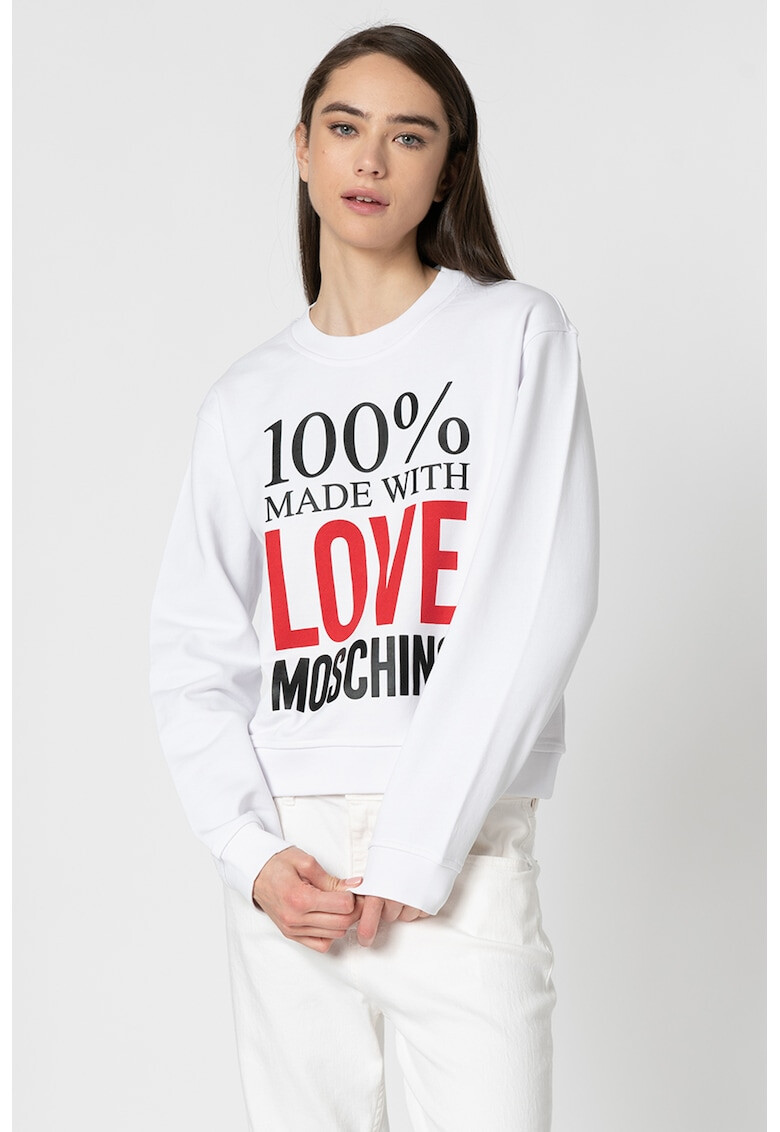 Love Moschino Суитшърт с лого - Pepit.bg