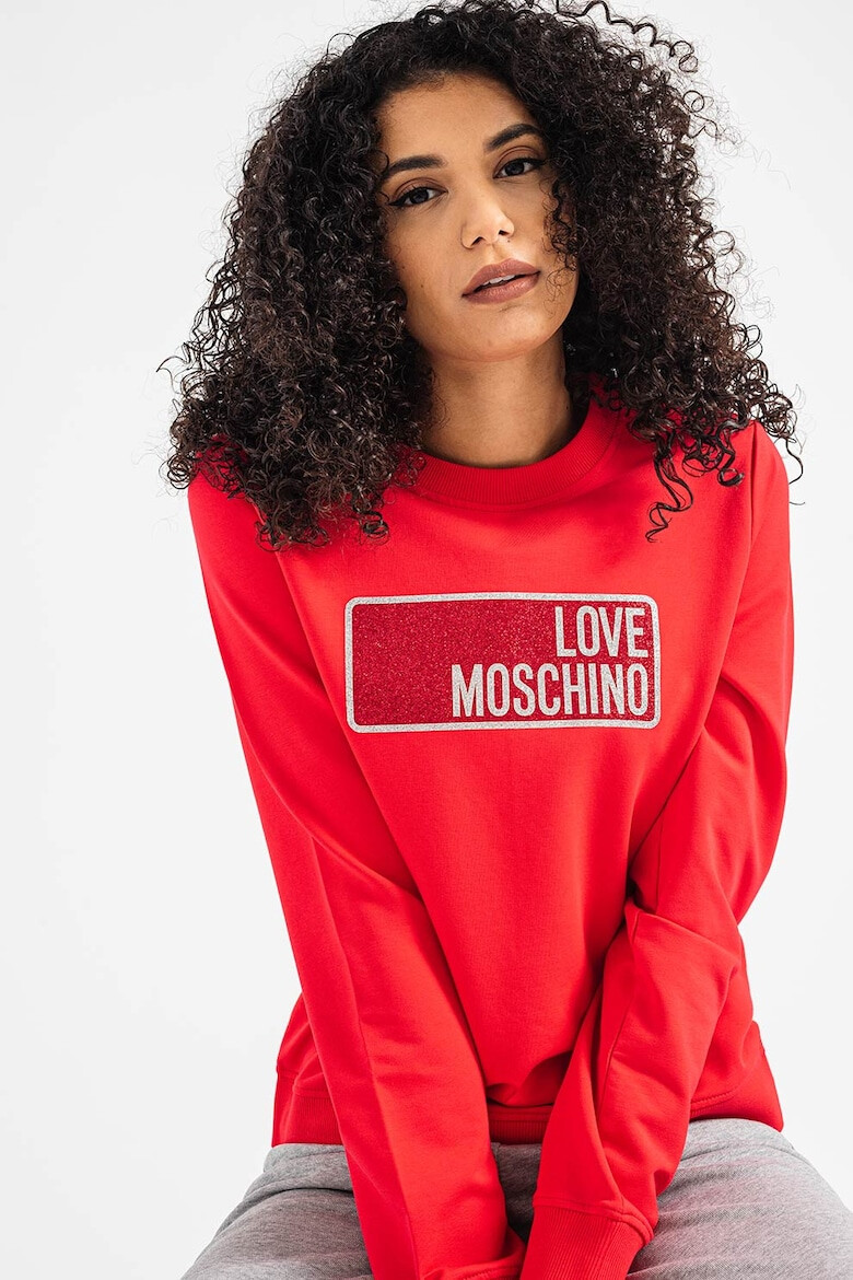 Love Moschino Суитшърт с лого - Pepit.bg