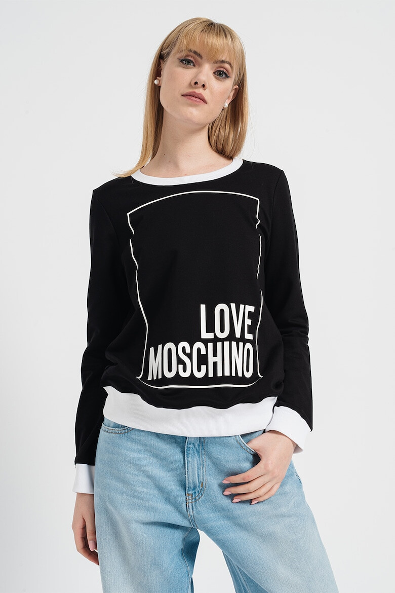 Love Moschino Суитшърт с лого - Pepit.bg