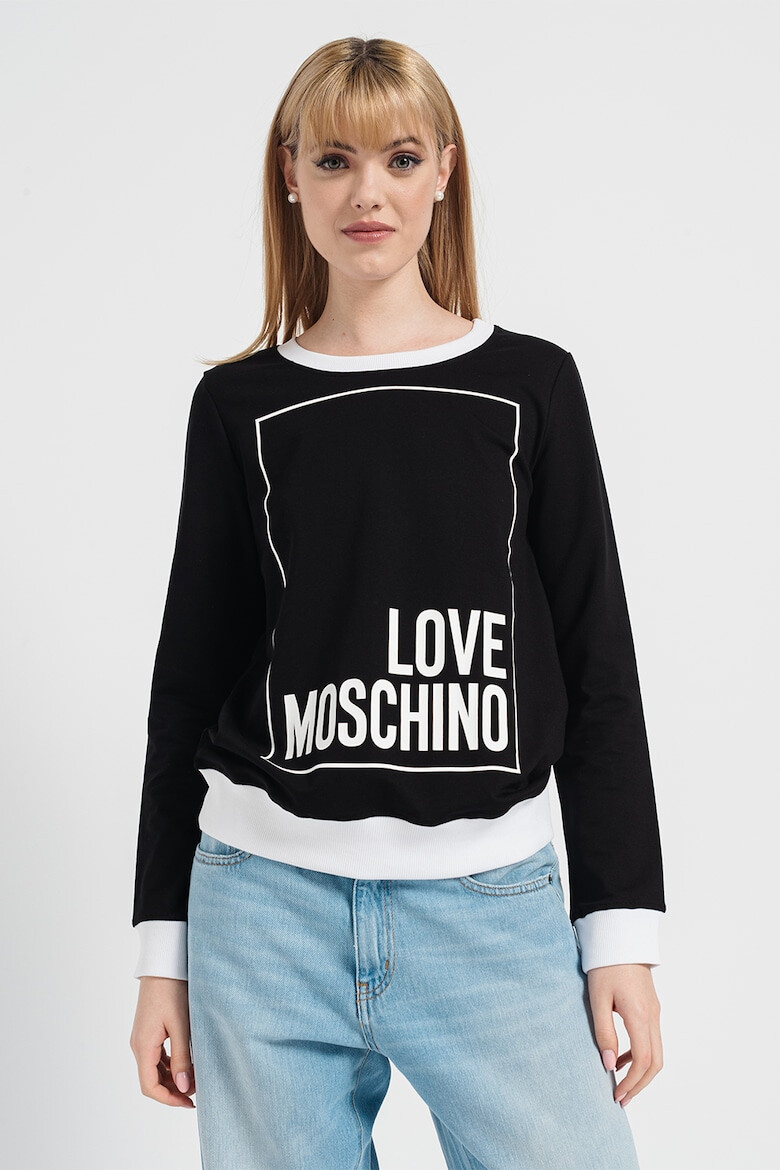 Love Moschino Суитшърт с лого - Pepit.bg