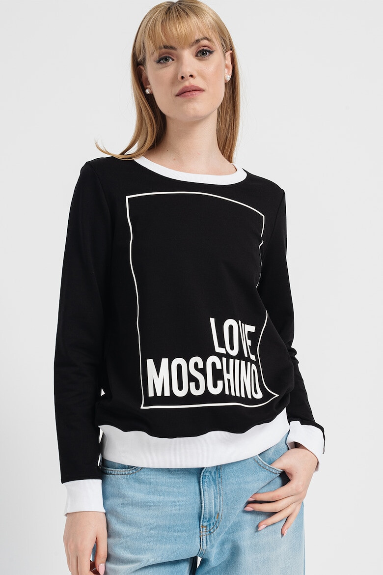 Love Moschino Суитшърт с лого - Pepit.bg