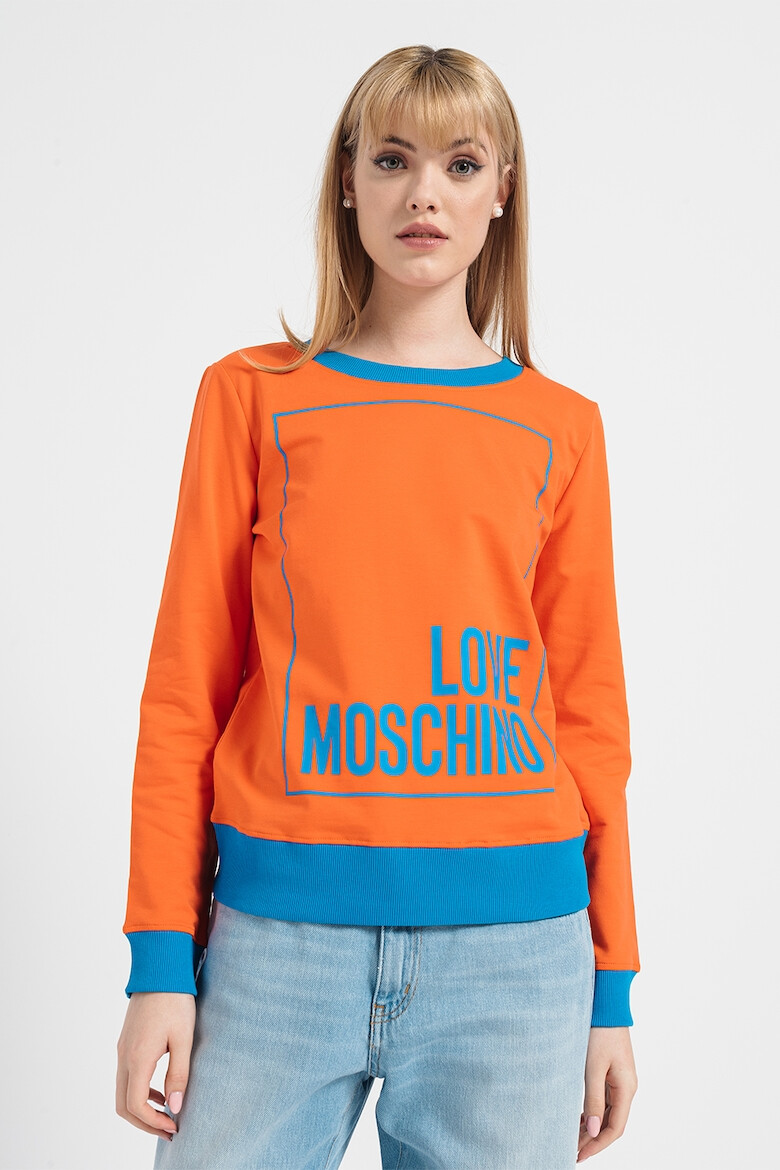 Love Moschino Суитшърт с лого - Pepit.bg