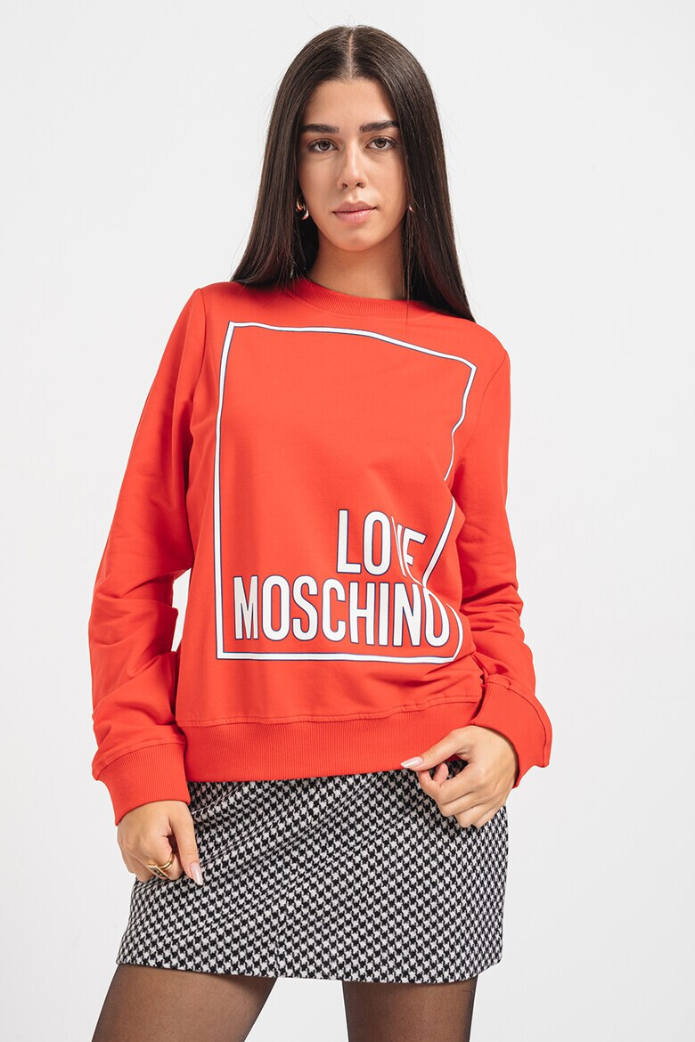 Love Moschino Суитшърт с лого - Pepit.bg