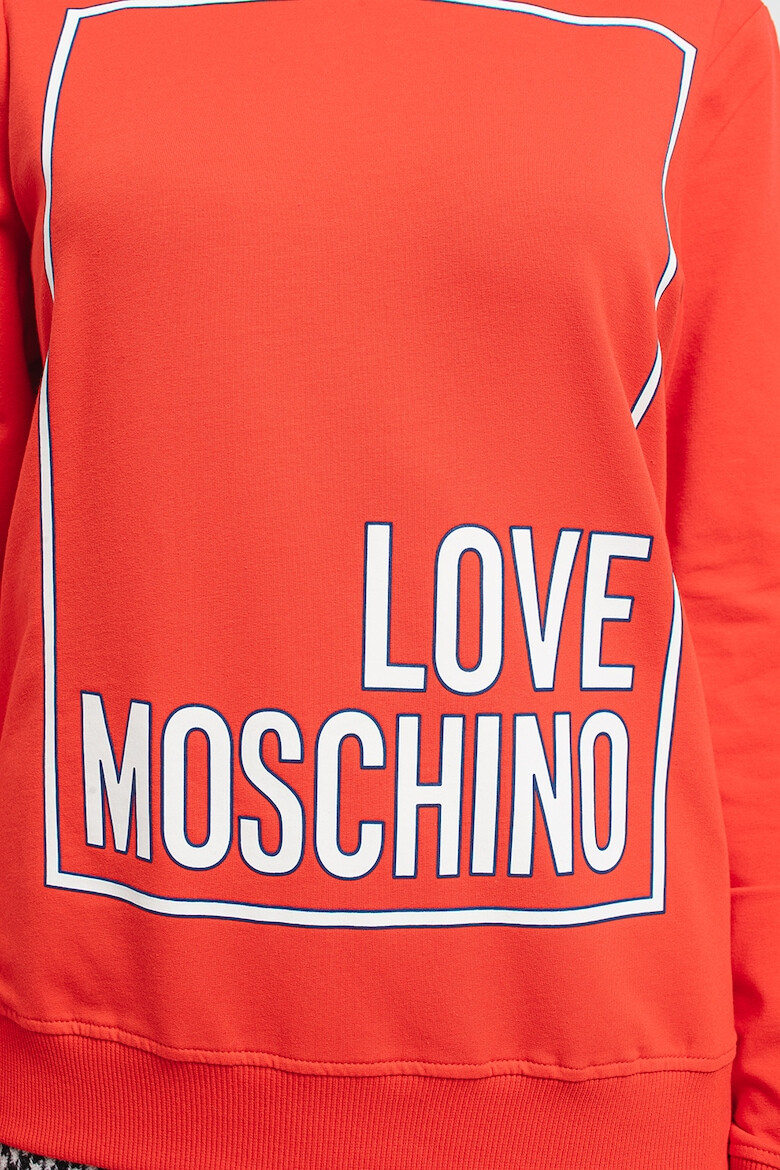 Love Moschino Суитшърт с лого - Pepit.bg