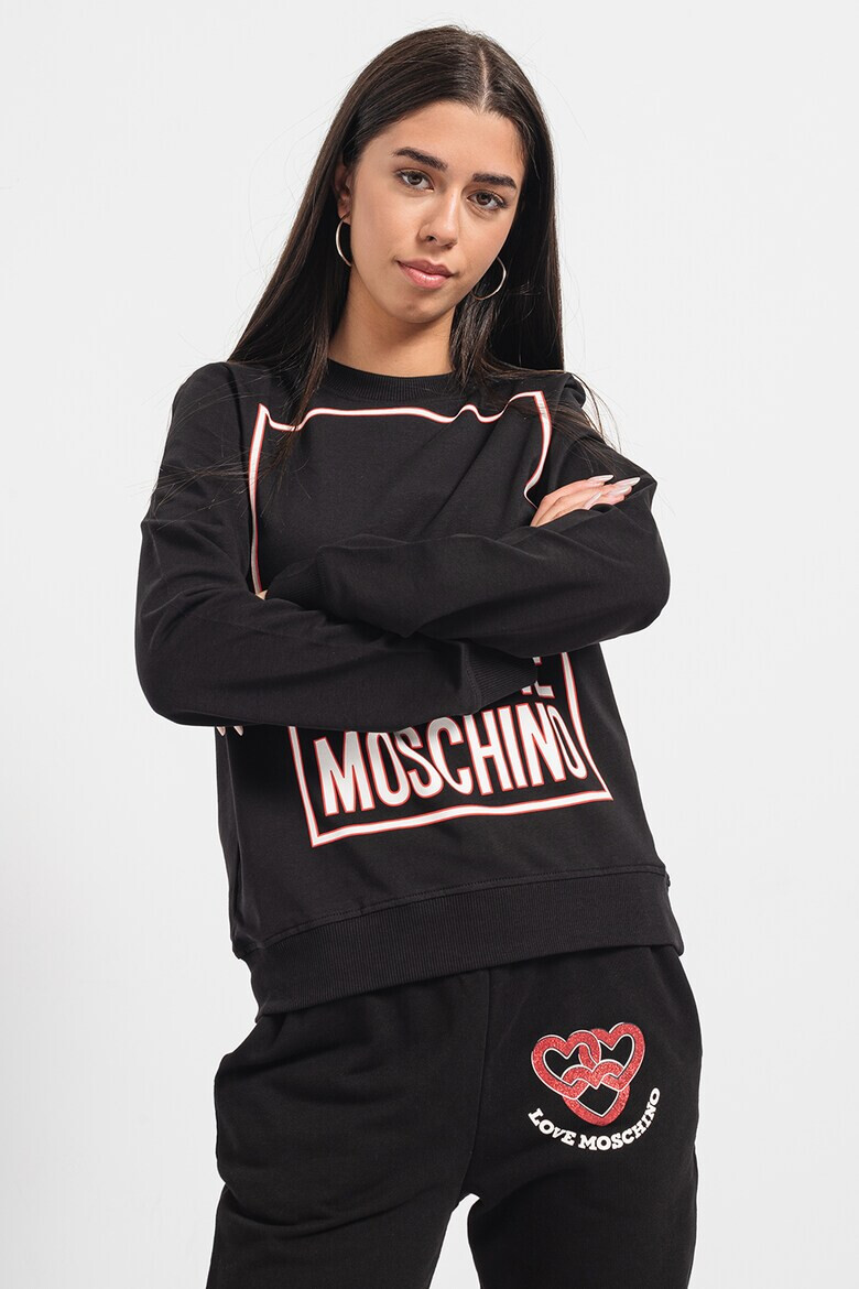 Love Moschino Суитшърт с лого - Pepit.bg