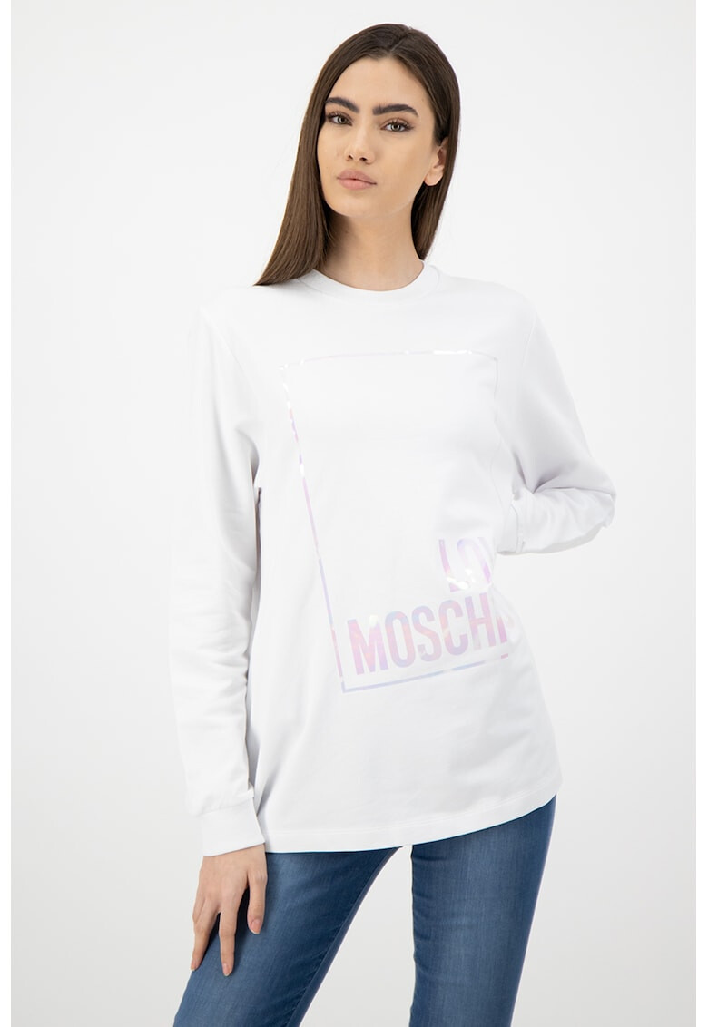 Love Moschino Суитшърт с лого - Pepit.bg