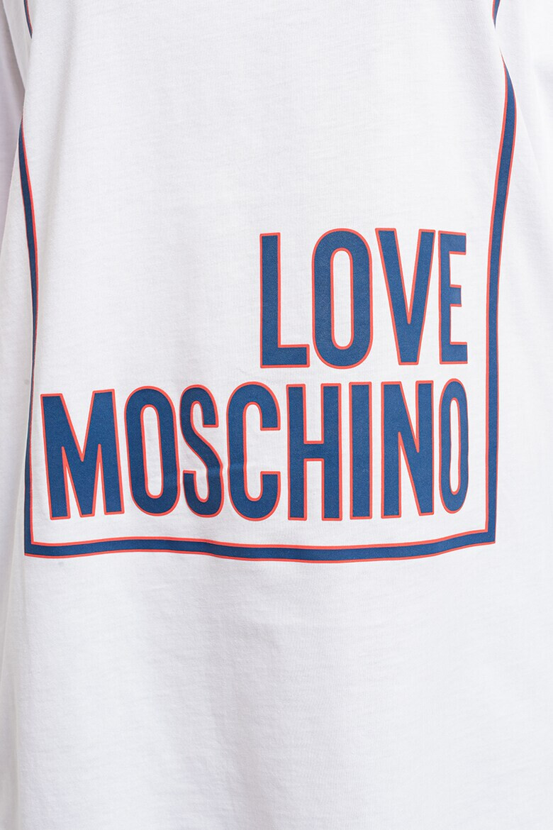 Love Moschino Тениска с лога - Pepit.bg