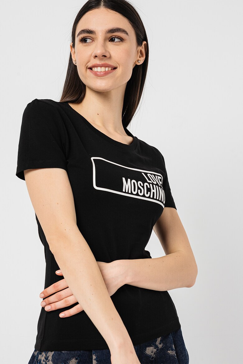 Love Moschino Tениска с лого - Pepit.bg