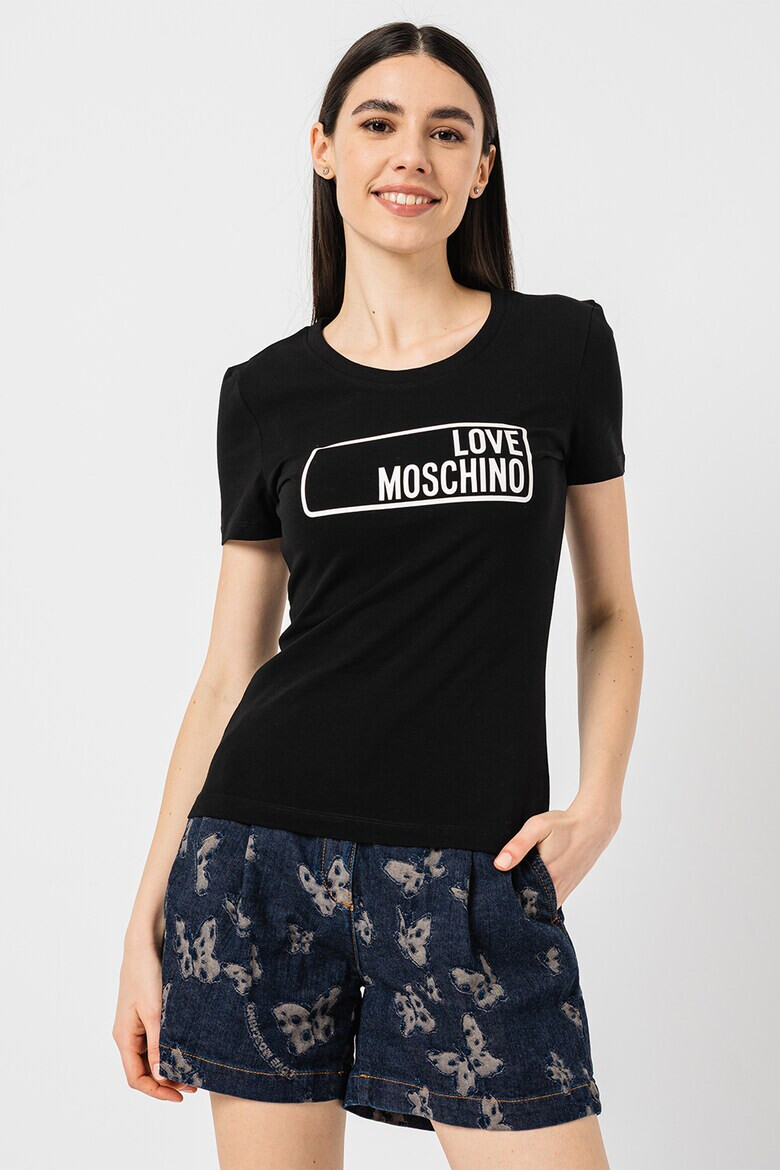 Love Moschino Tениска с лого - Pepit.bg