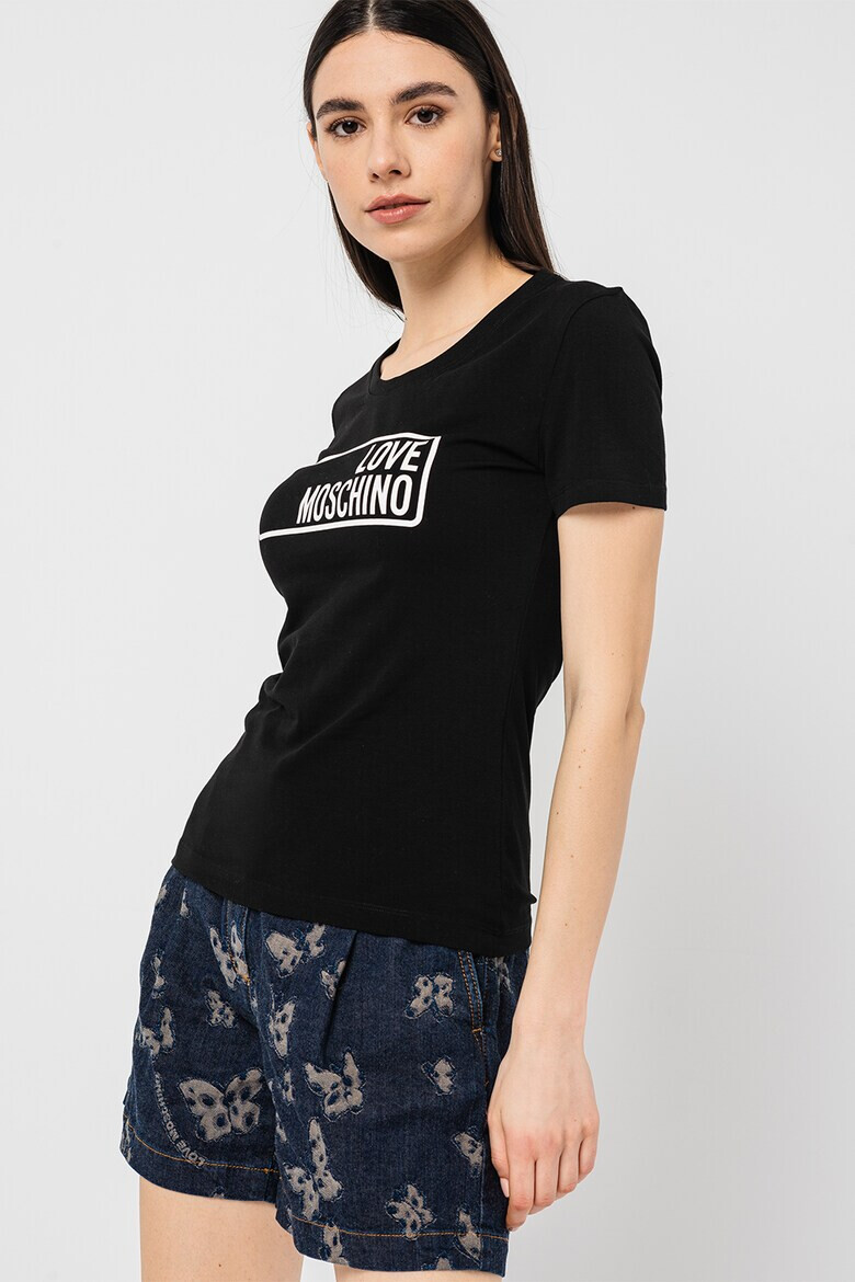 Love Moschino Tениска с лого - Pepit.bg