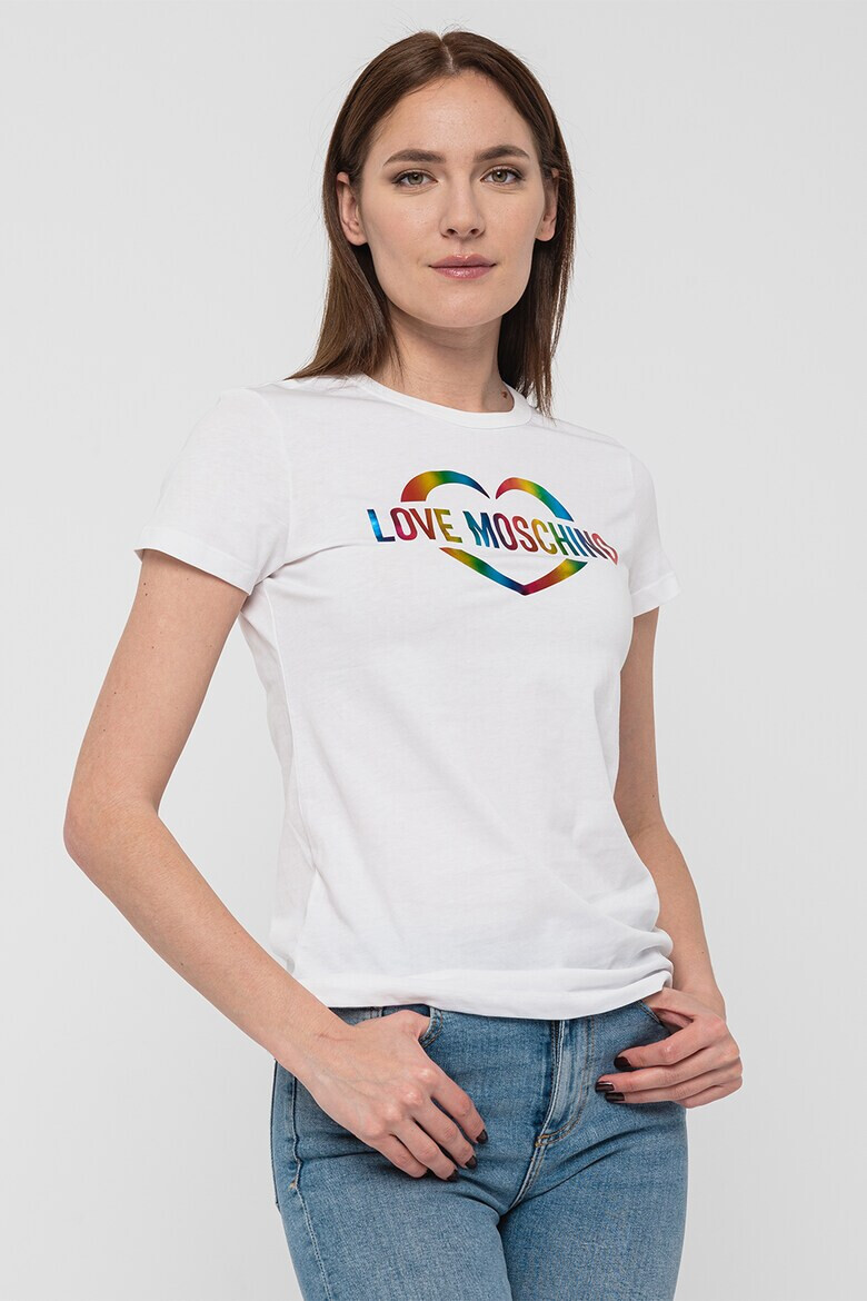 Love Moschino Тениска с лого - Pepit.bg