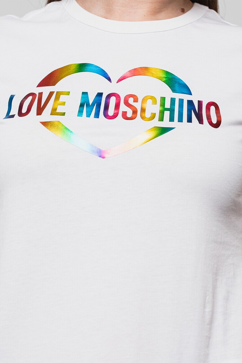 Love Moschino Тениска с лого - Pepit.bg