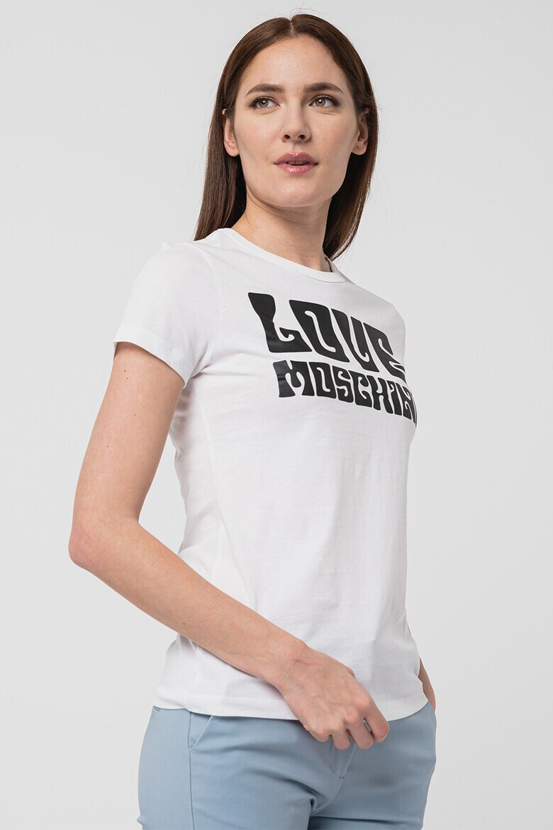 Love Moschino Тениска с лого - Pepit.bg