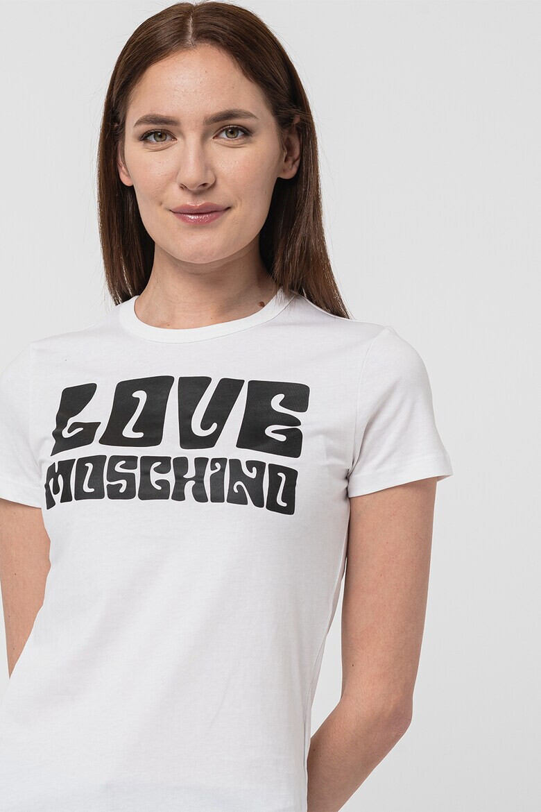 Love Moschino Тениска с лого - Pepit.bg