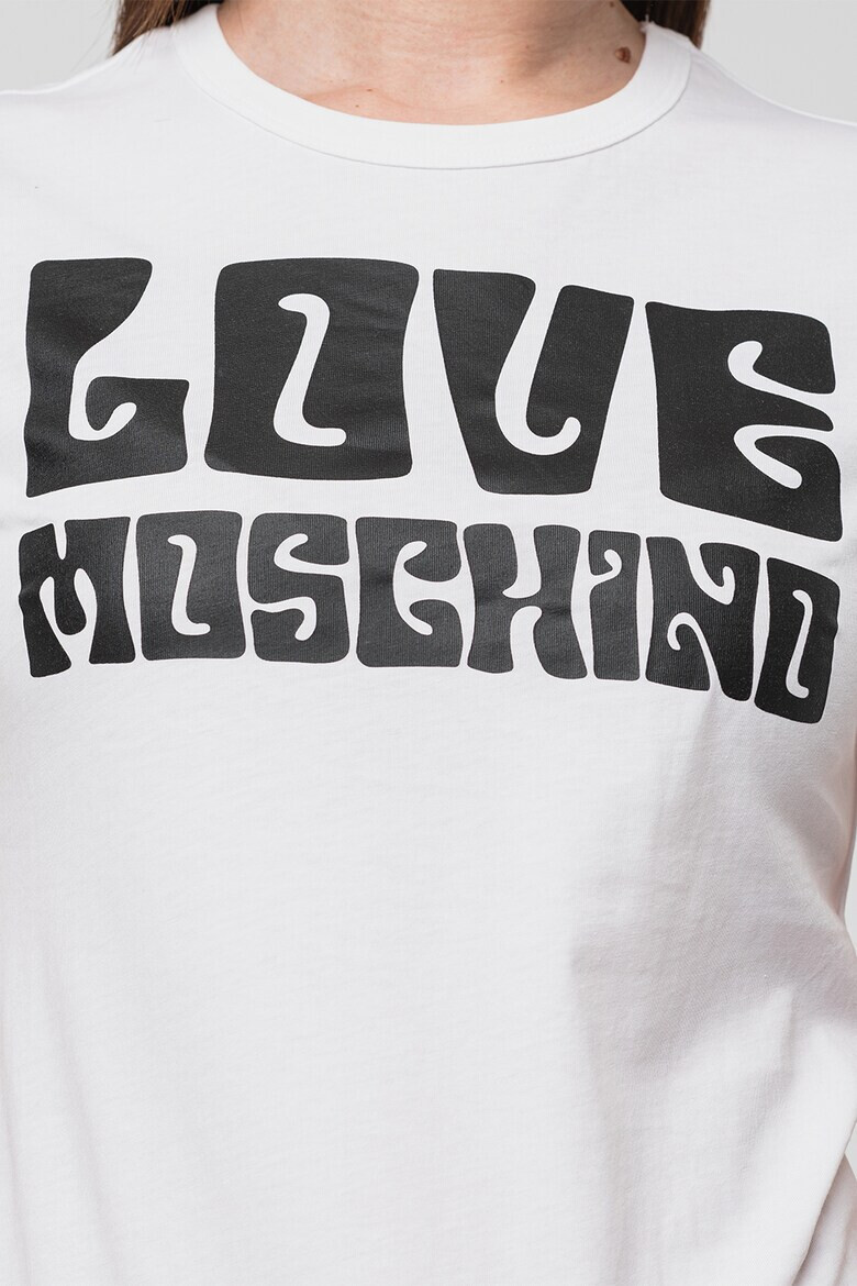 Love Moschino Тениска с лого - Pepit.bg