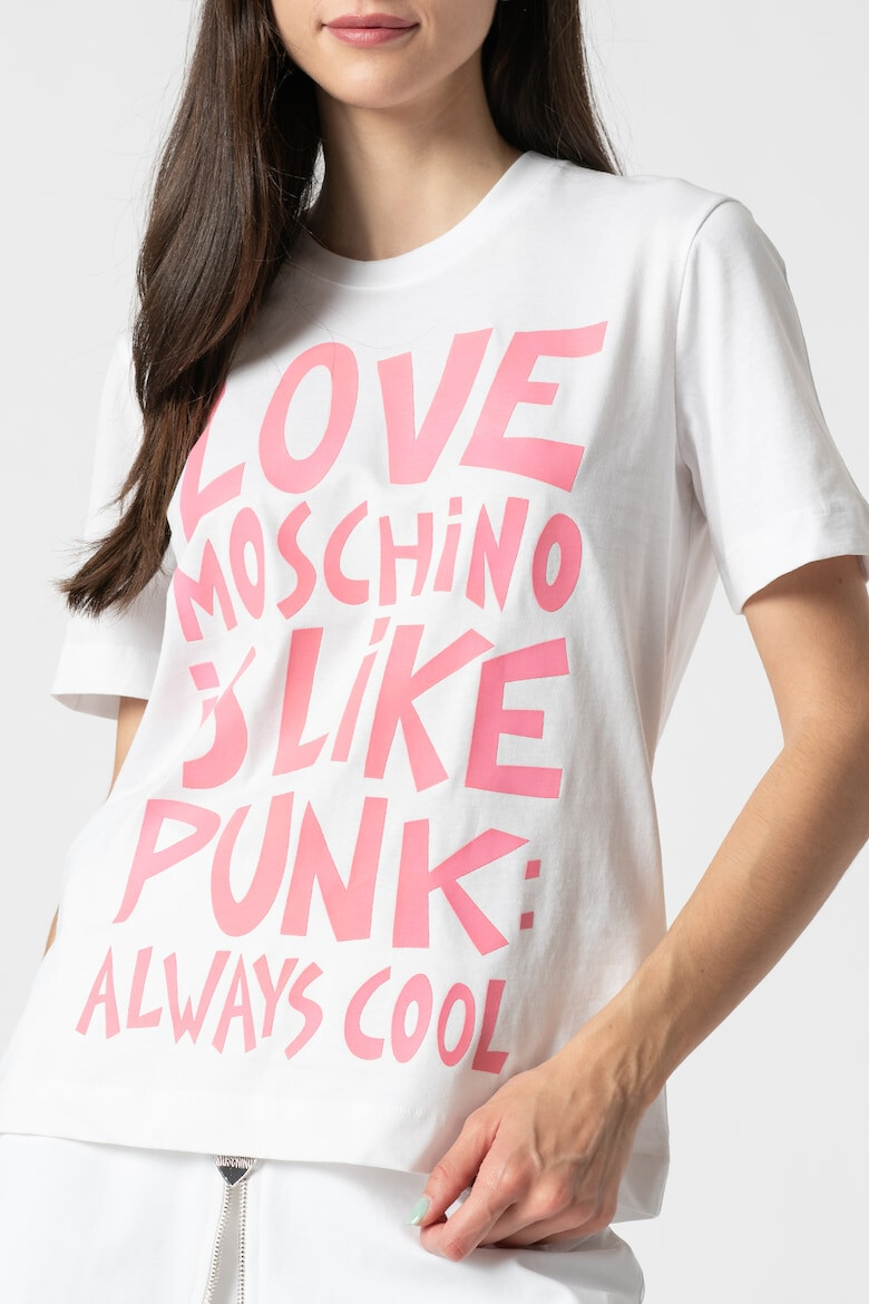 Love Moschino Тениска с принт - Pepit.bg