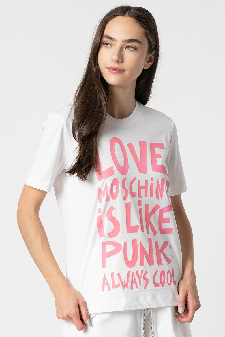 Love Moschino Тениска с принт - Pepit.bg