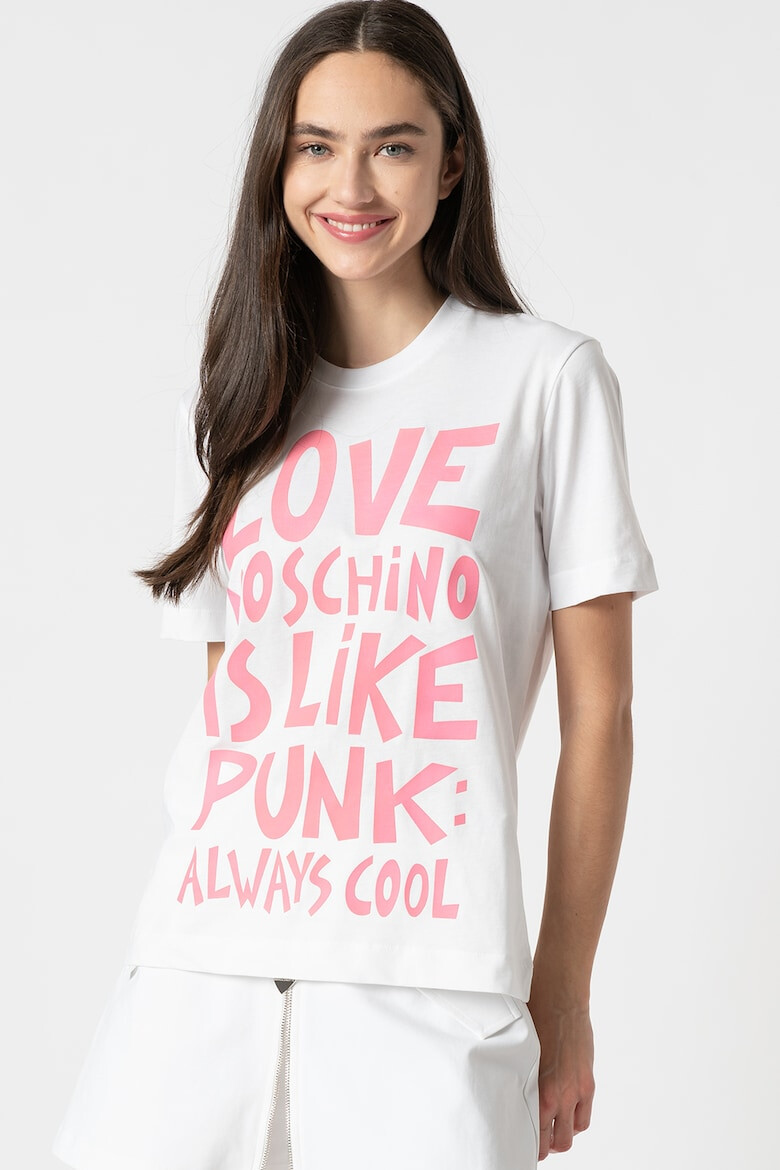 Love Moschino Тениска с принт - Pepit.bg