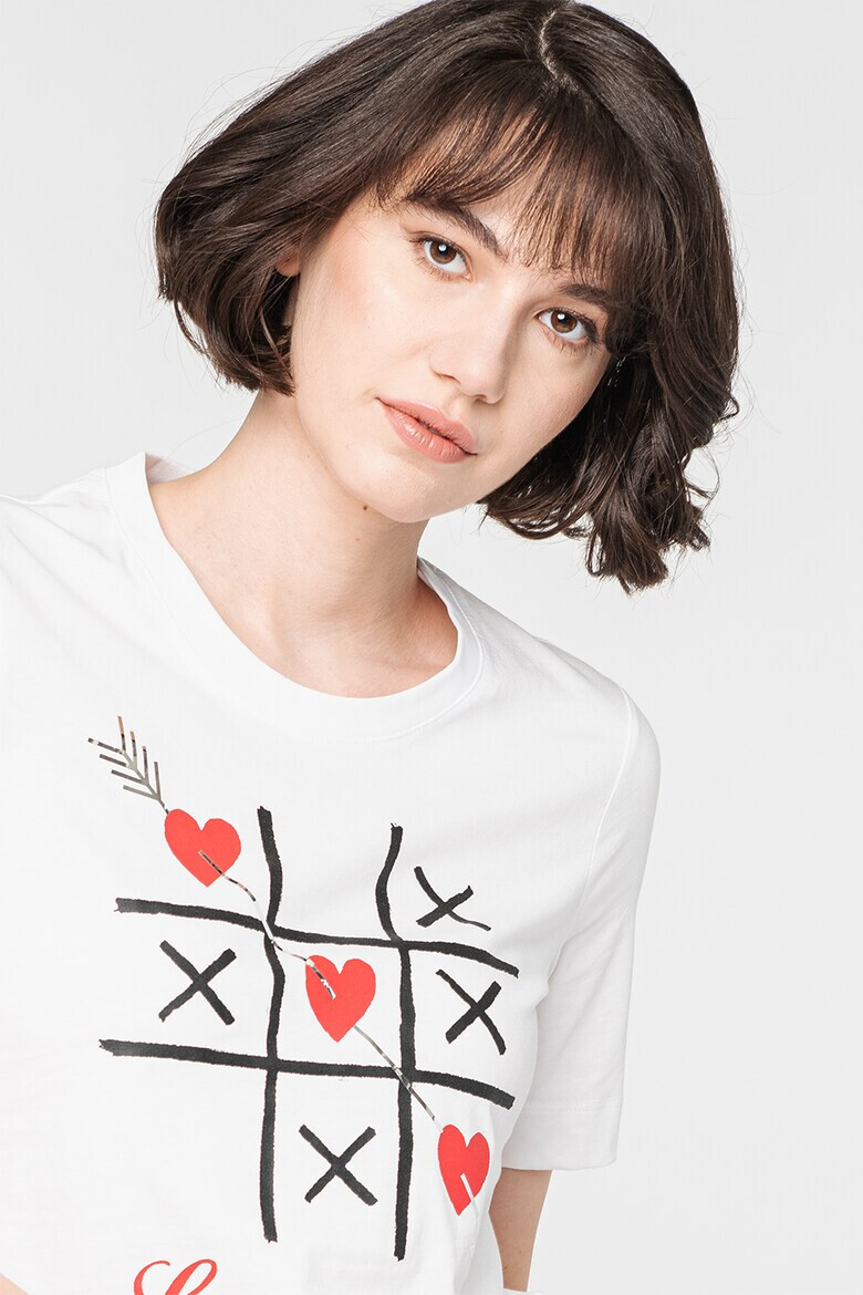 Love Moschino Тениска с принт - Pepit.bg