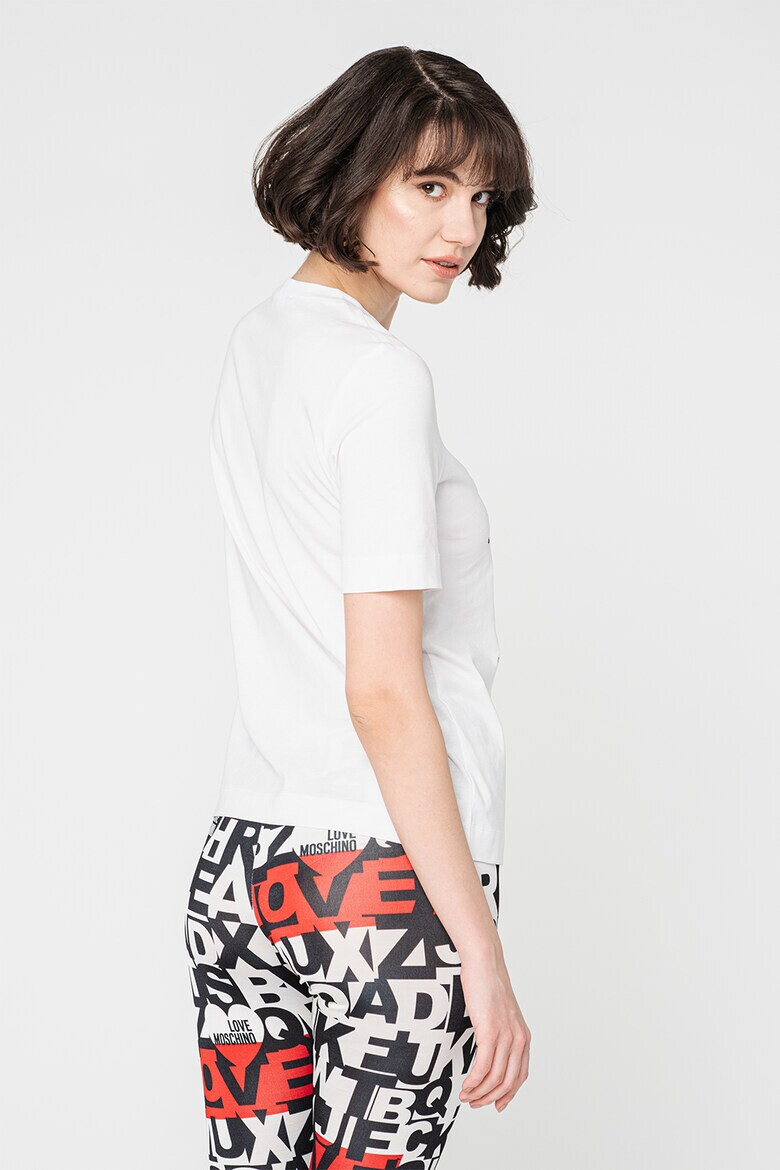 Love Moschino Тениска с принт - Pepit.bg
