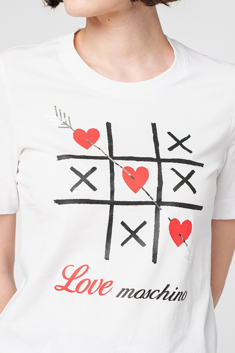 Love Moschino Тениска с принт - Pepit.bg
