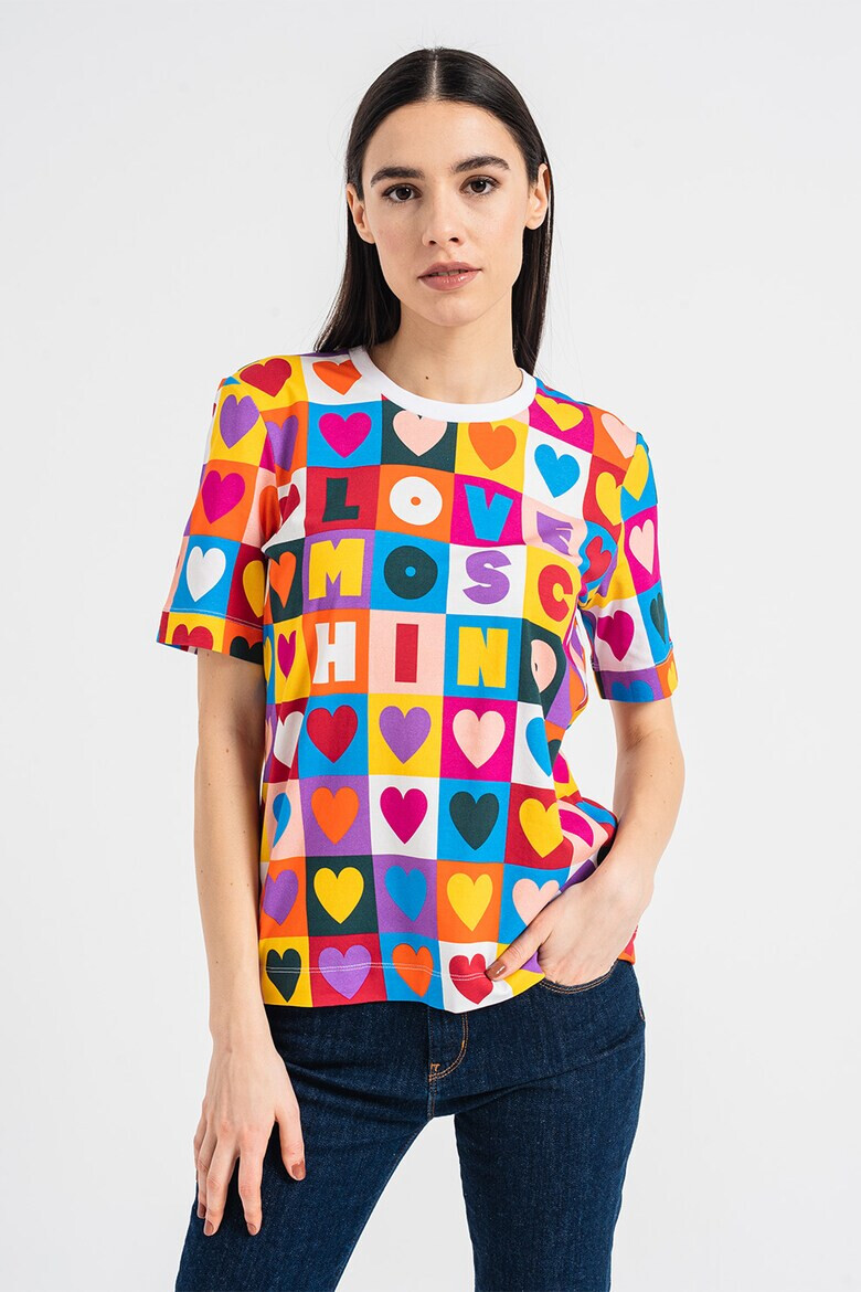 Love Moschino Тениска с принт - Pepit.bg
