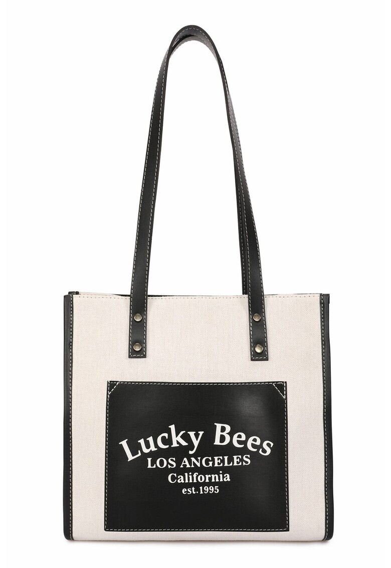 Lucky Bees Чанта с лого - Pepit.bg