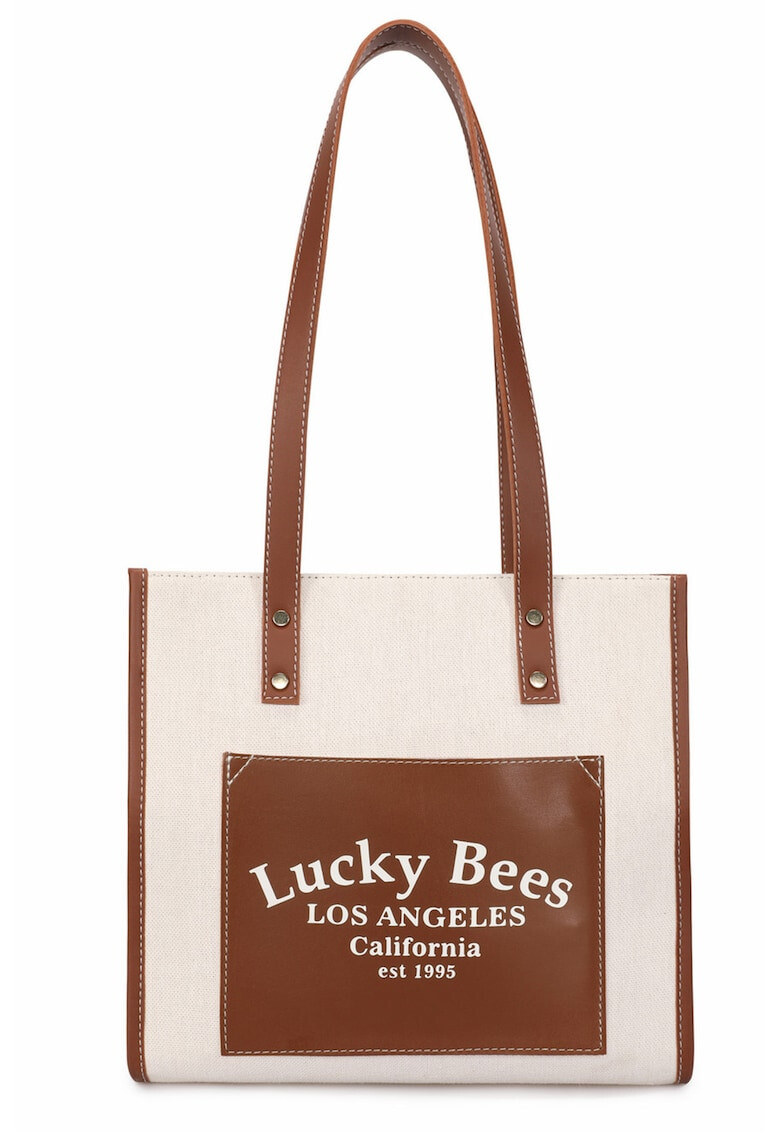 Lucky Bees Чанта с лого - Pepit.bg