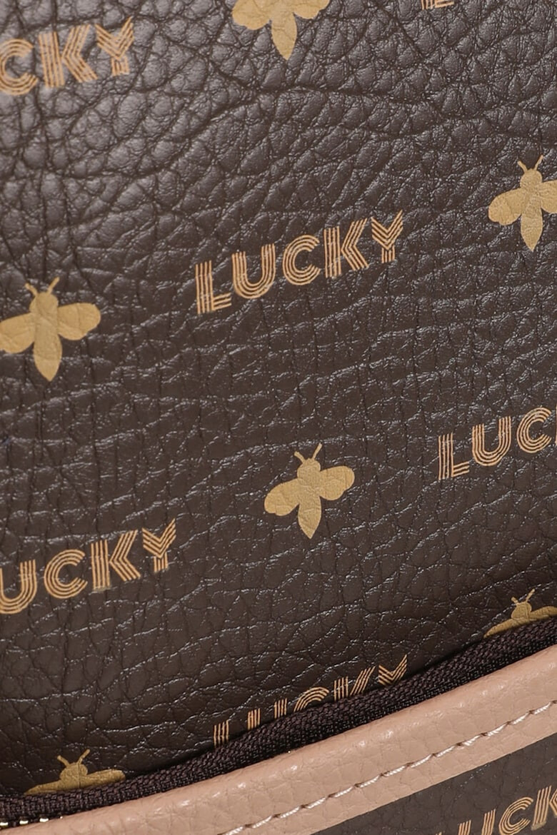 Lucky Bees Раница от еко кожа с лого - Pepit.bg