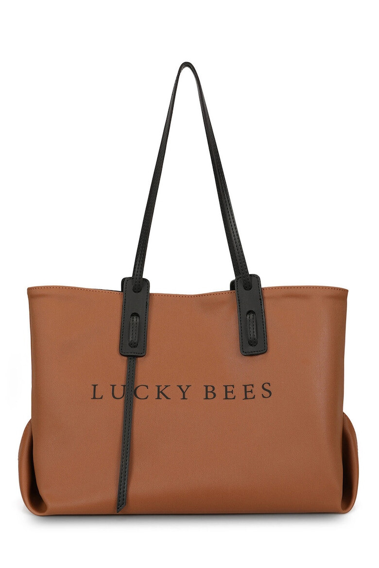 Lucky Bees Шопинг чанта с лого - Pepit.bg