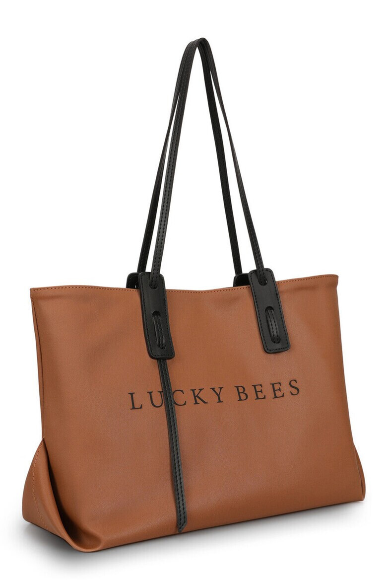 Lucky Bees Шопинг чанта с лого - Pepit.bg