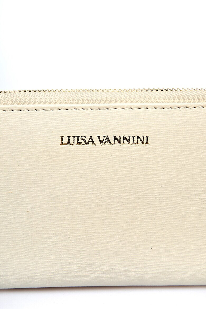 Luisa Vannini Кожен портфейл с лого - Pepit.bg