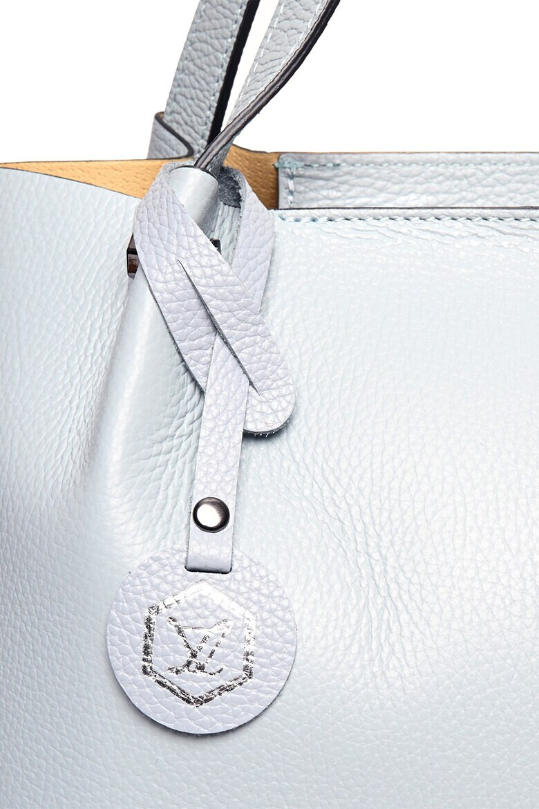Luisa Vannini Кожена чанта с релеф - Pepit.bg