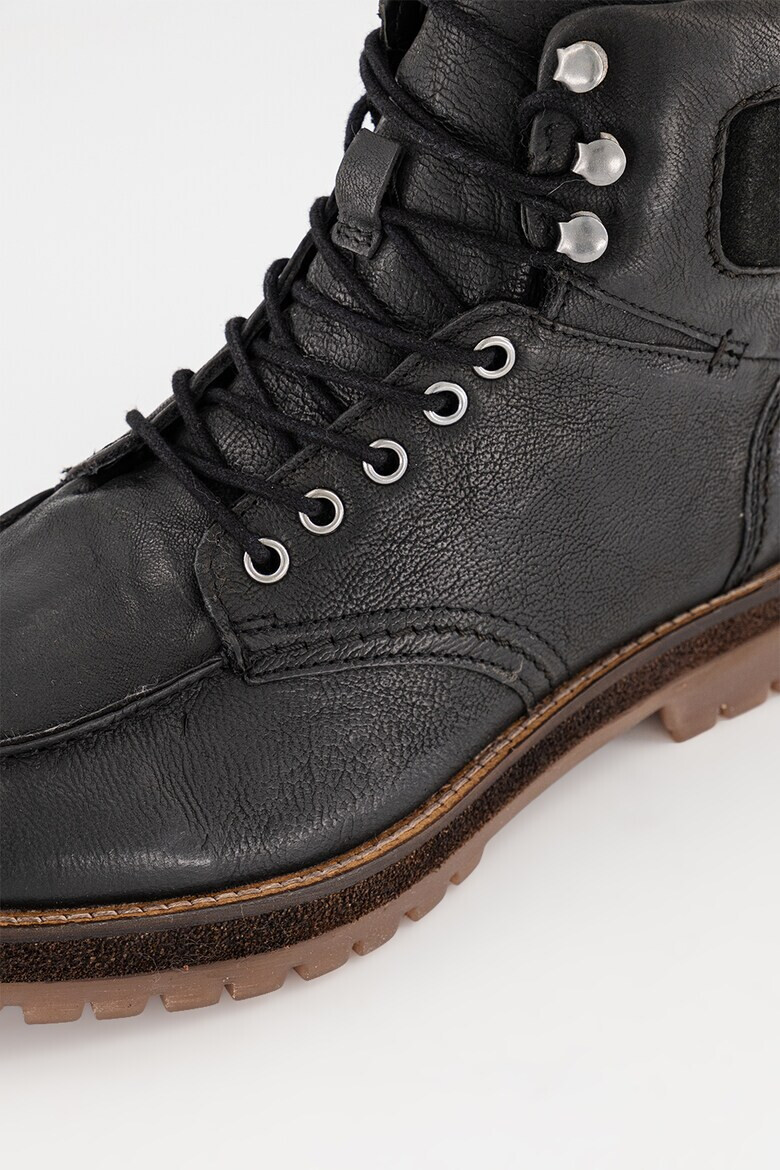 Lumberjack Кожени боти с велур - Pepit.bg