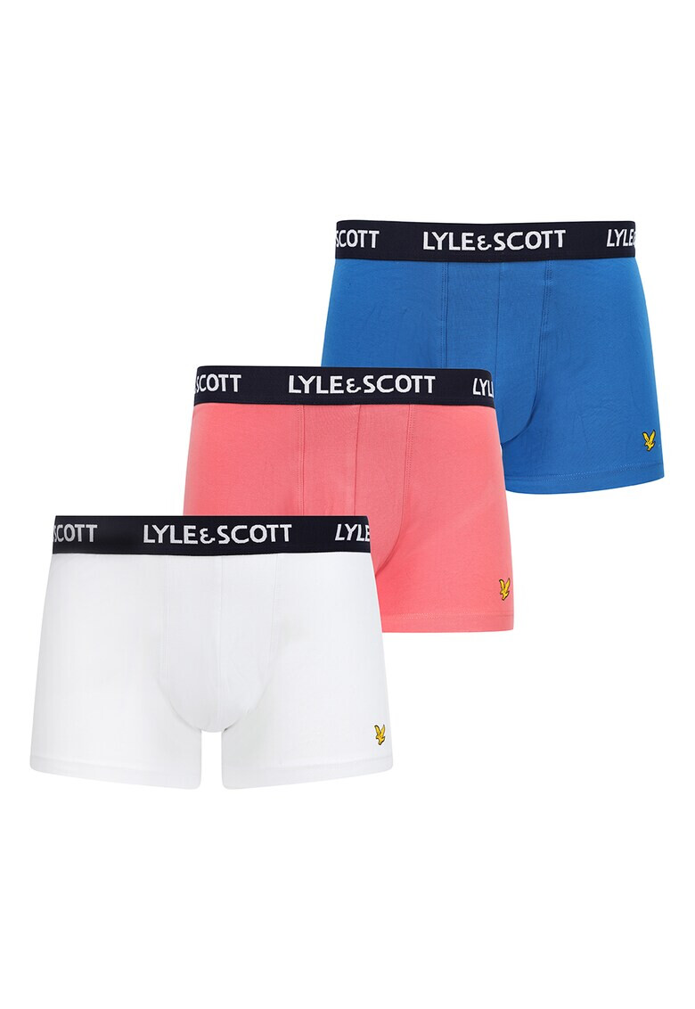 Lyle & Scott Боксерки Barclay с лого на талията - 3 чифта - Pepit.bg