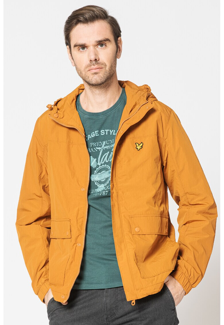 Lyle & Scott Олекотено яке с джобове с капаче - Pepit.bg