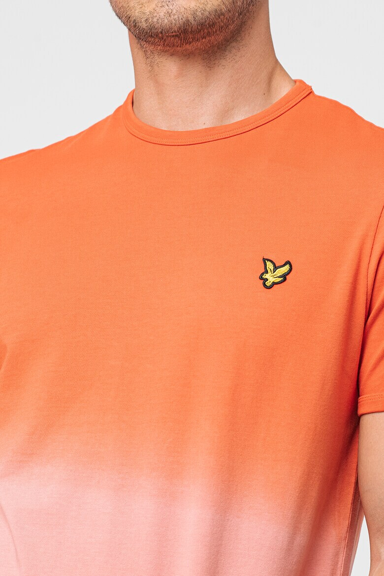 Lyle & Scott Памучна тениска с градиента - Pepit.bg