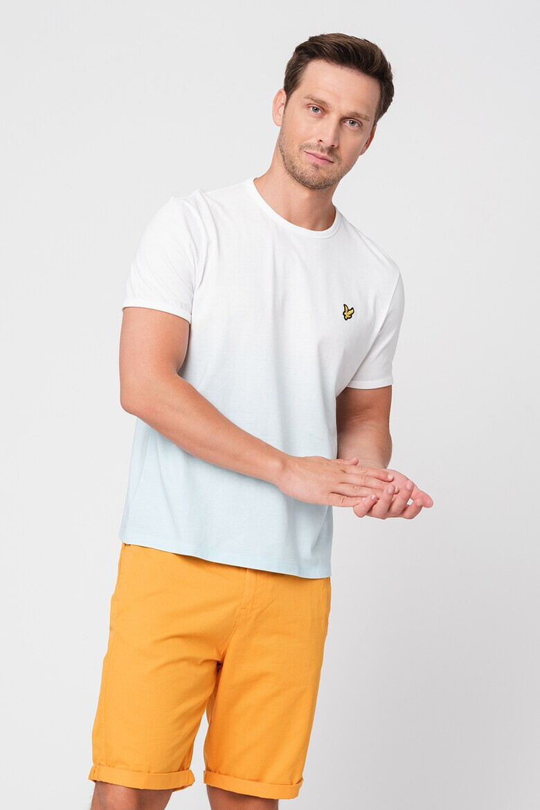Lyle & Scott Памучна тениска с градиента - Pepit.bg