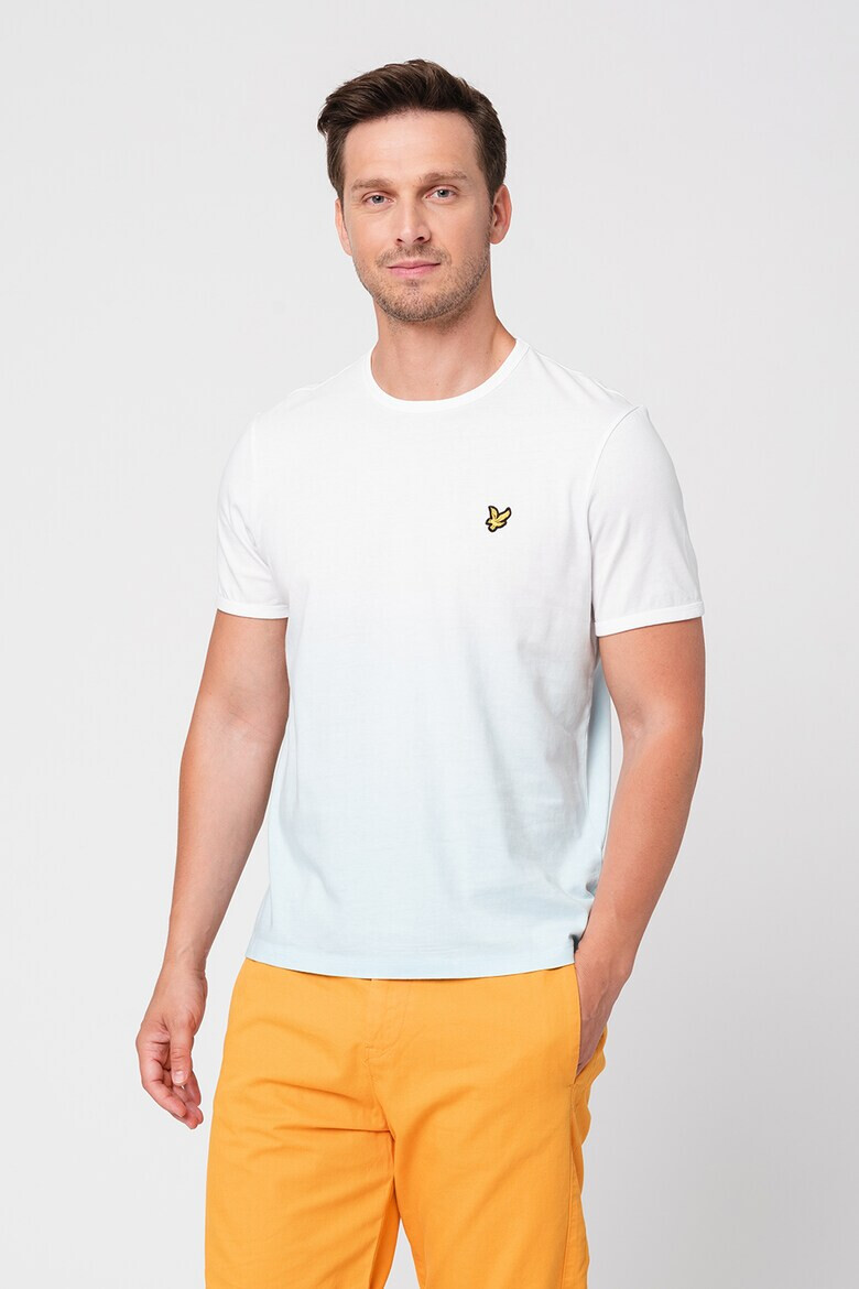 Lyle & Scott Памучна тениска с градиента - Pepit.bg