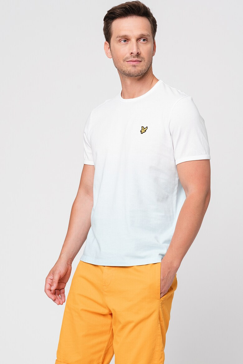 Lyle & Scott Памучна тениска с градиента - Pepit.bg