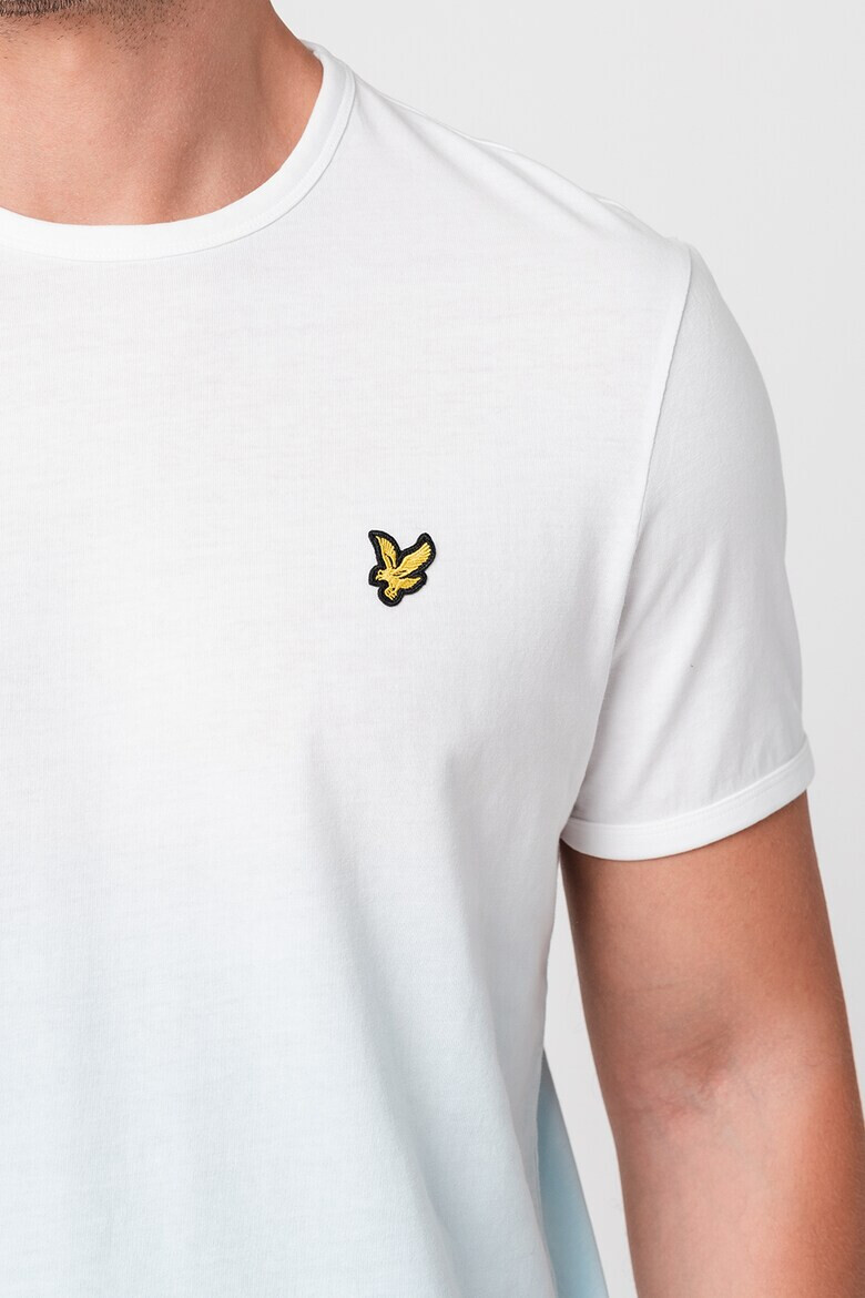 Lyle & Scott Памучна тениска с градиента - Pepit.bg