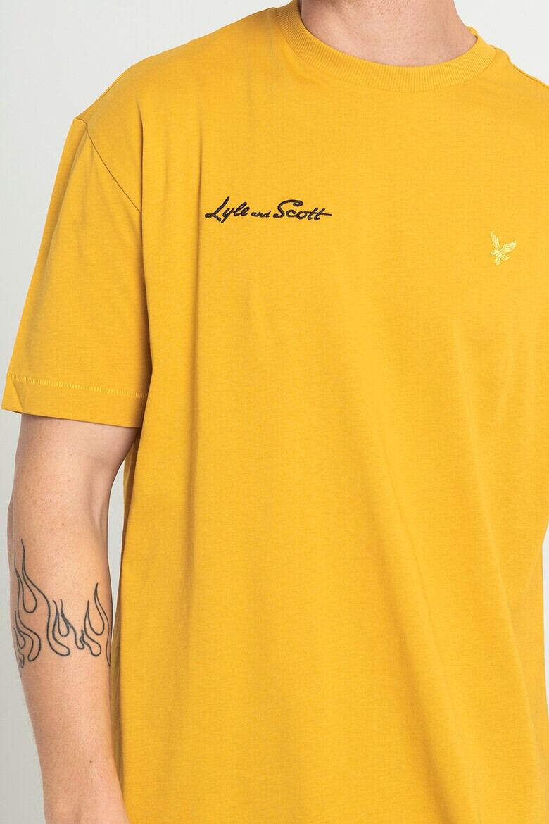 Lyle & Scott Памучна тениска Vaniila с лого - Pepit.bg