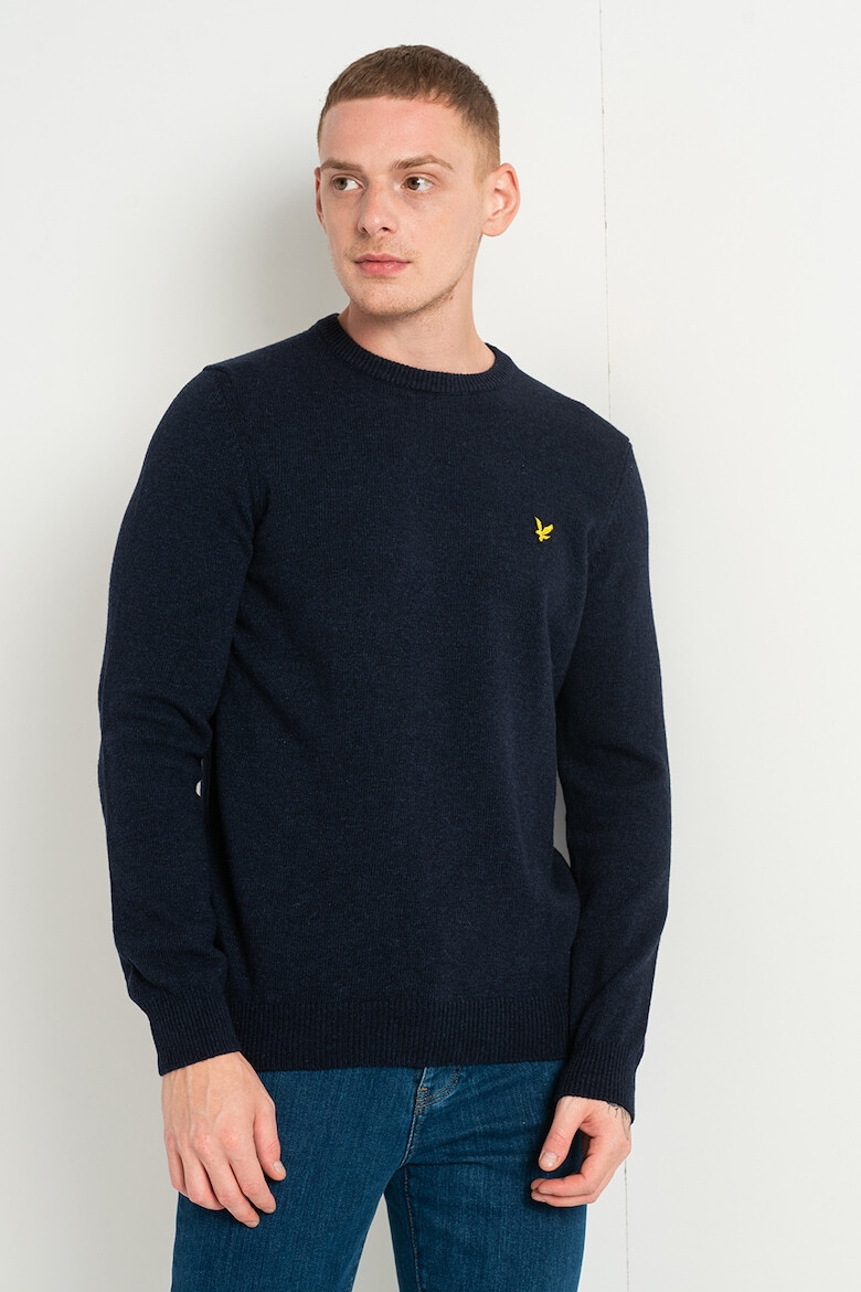 Lyle & Scott Пуловер с агнешка вълна - Pepit.bg