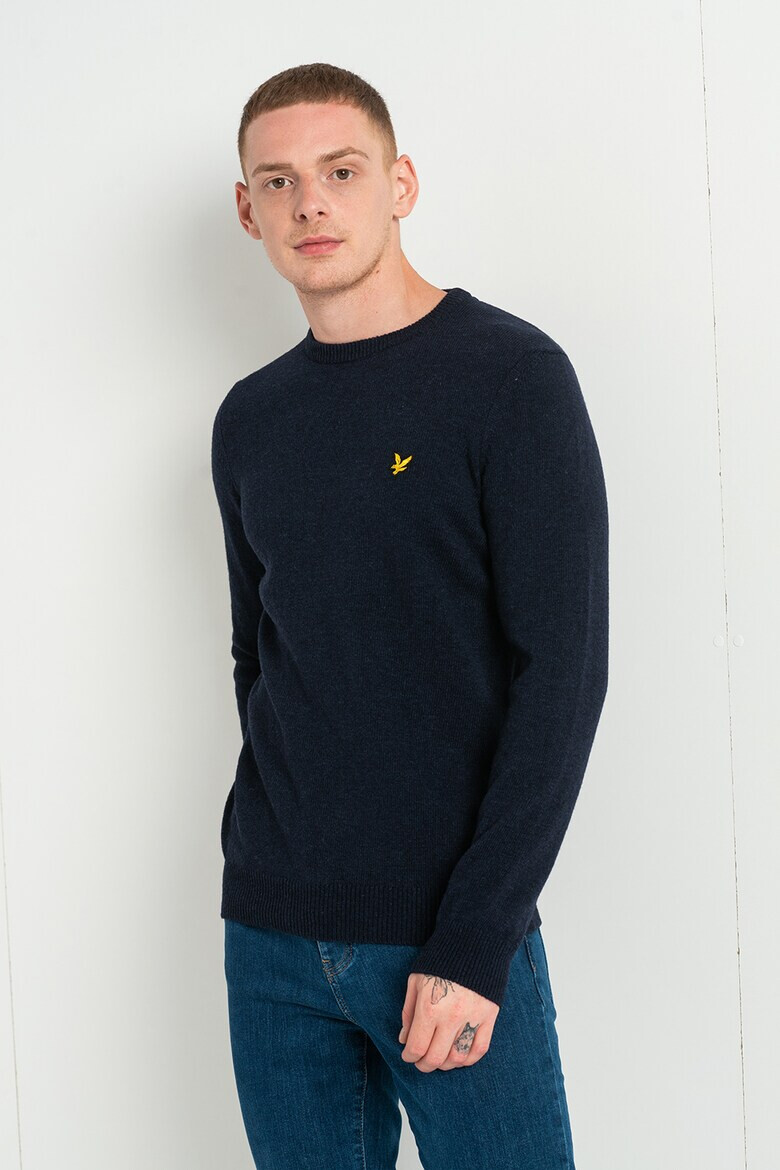 Lyle & Scott Пуловер с агнешка вълна - Pepit.bg
