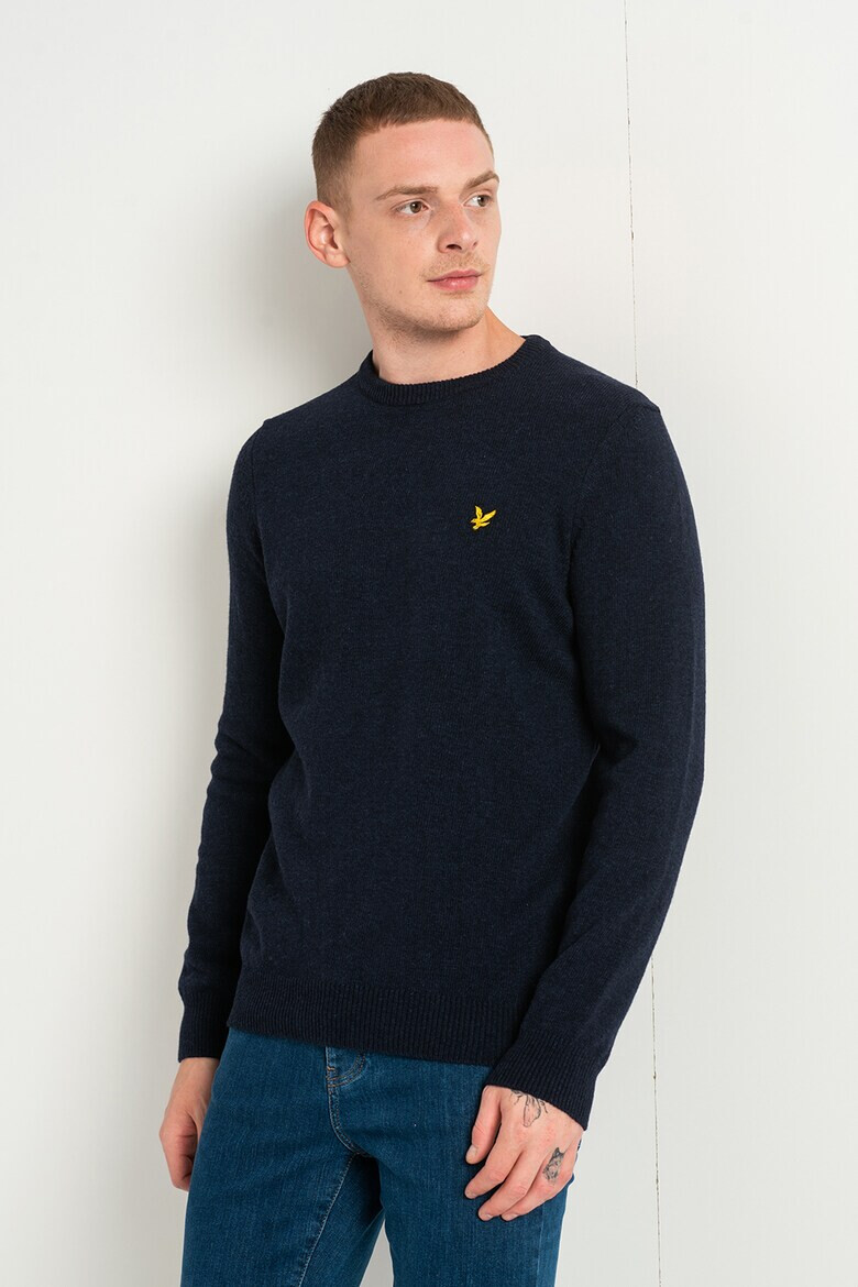 Lyle & Scott Пуловер с агнешка вълна - Pepit.bg