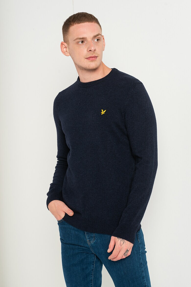 Lyle & Scott Пуловер с агнешка вълна - Pepit.bg