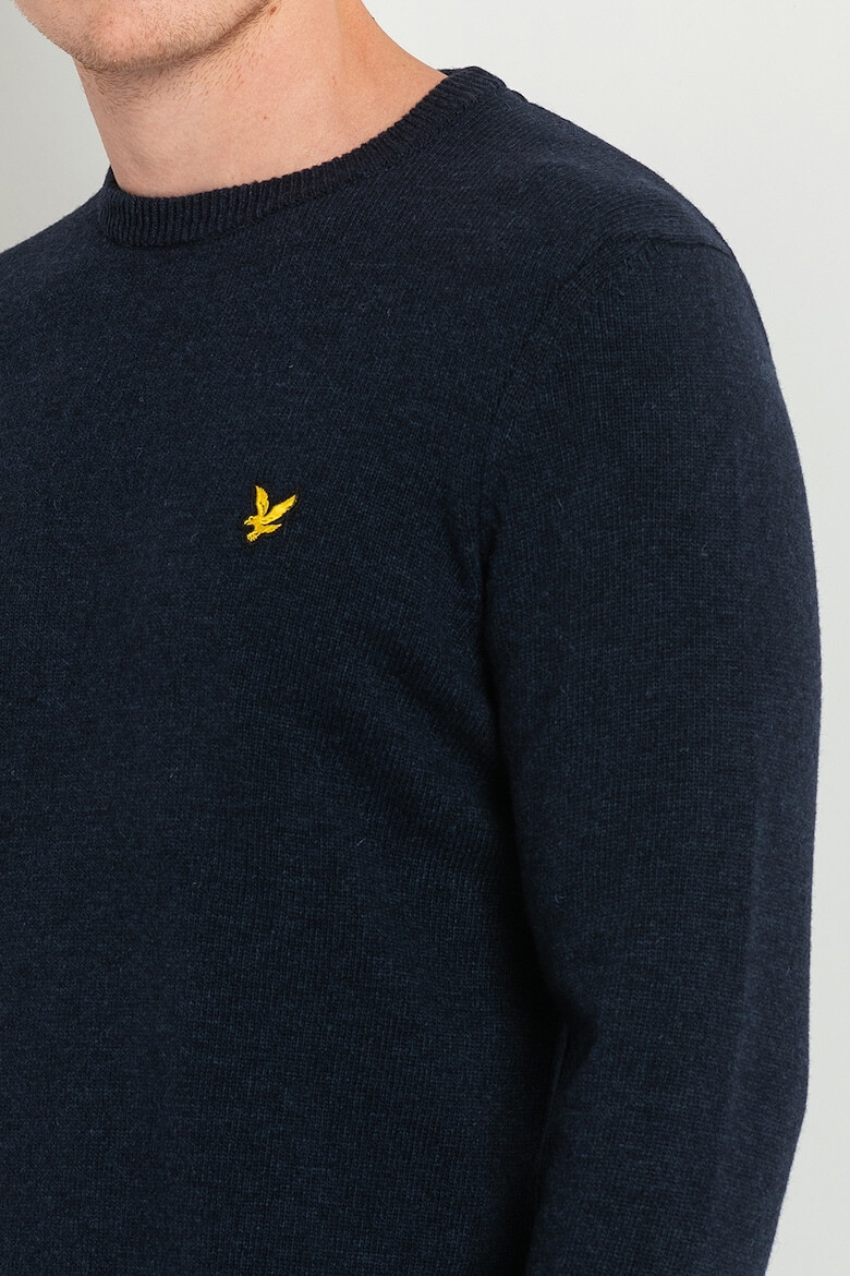 Lyle & Scott Пуловер с агнешка вълна - Pepit.bg